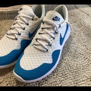 Nike air blue on white size 8